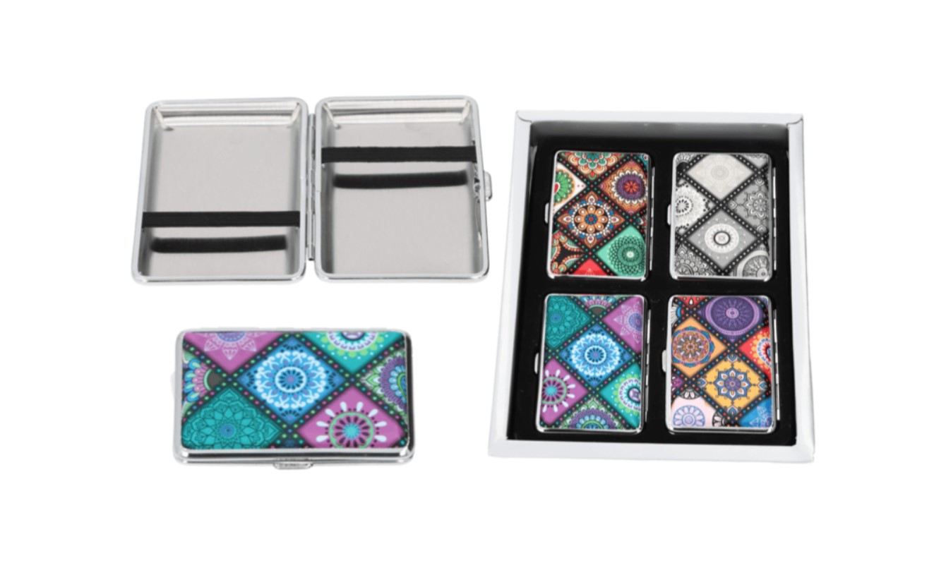 Angelo mandala mintás cigarettatárca 14 szál cigarettához (85 mm) – egész tálcás kivitel